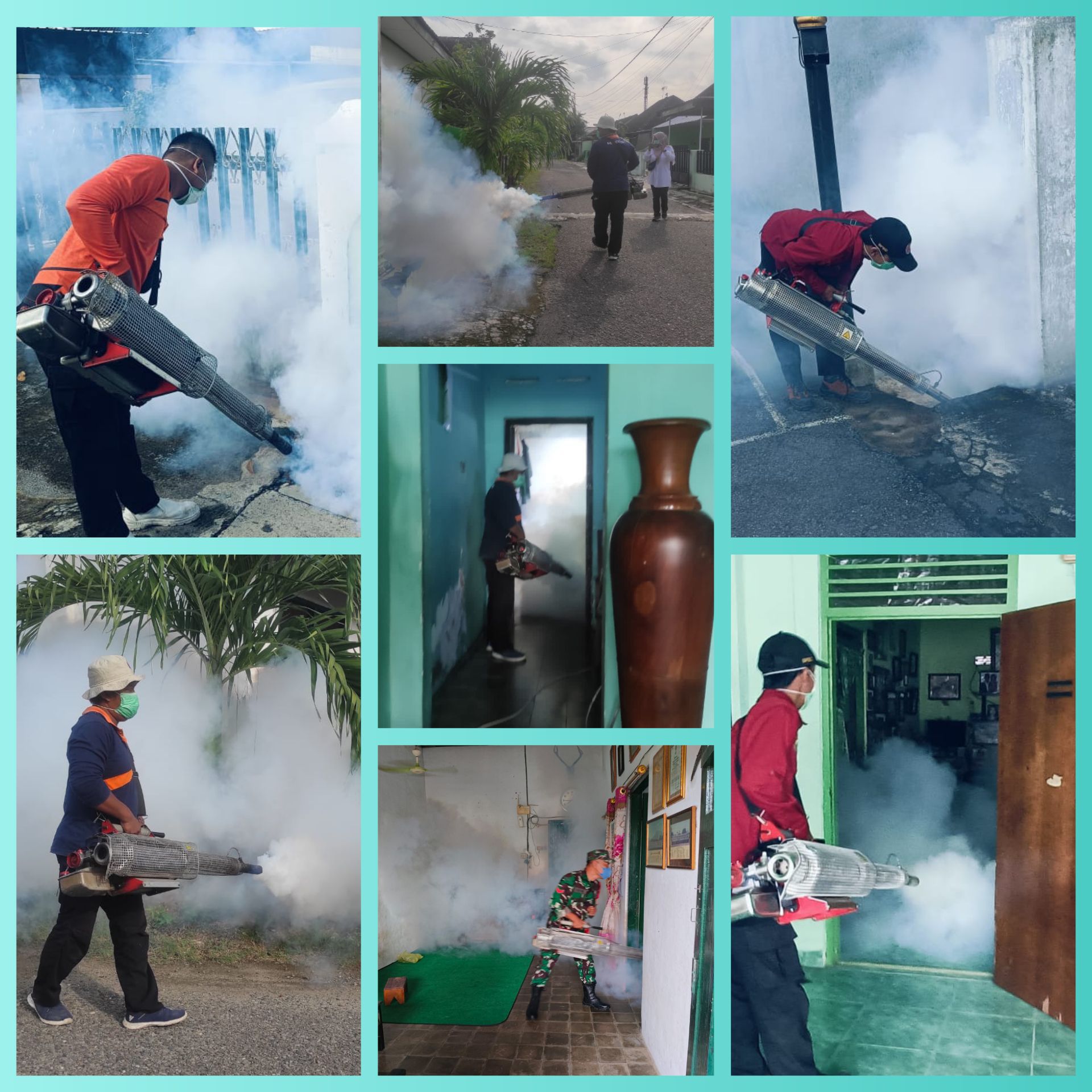 Cegah Kasus Semakin Meluas, Dinkes PP dan KB Gelar Fogging
