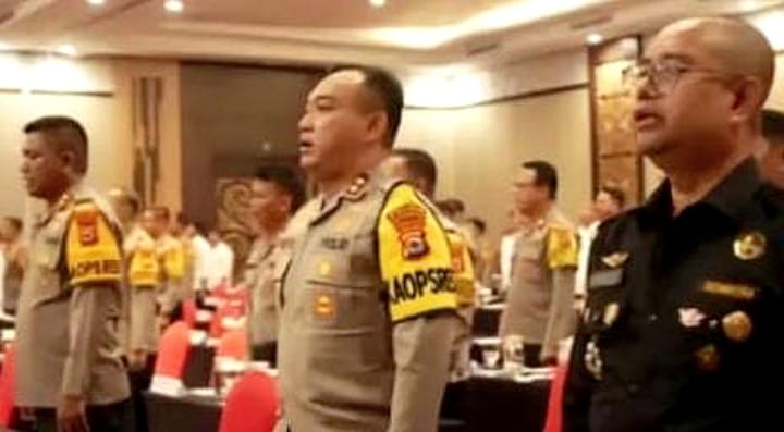 Kapolres Pelabuhan Makassar Hadiri Rapat Koordinasi Lintas Sektoral Operasi Lilin 2024