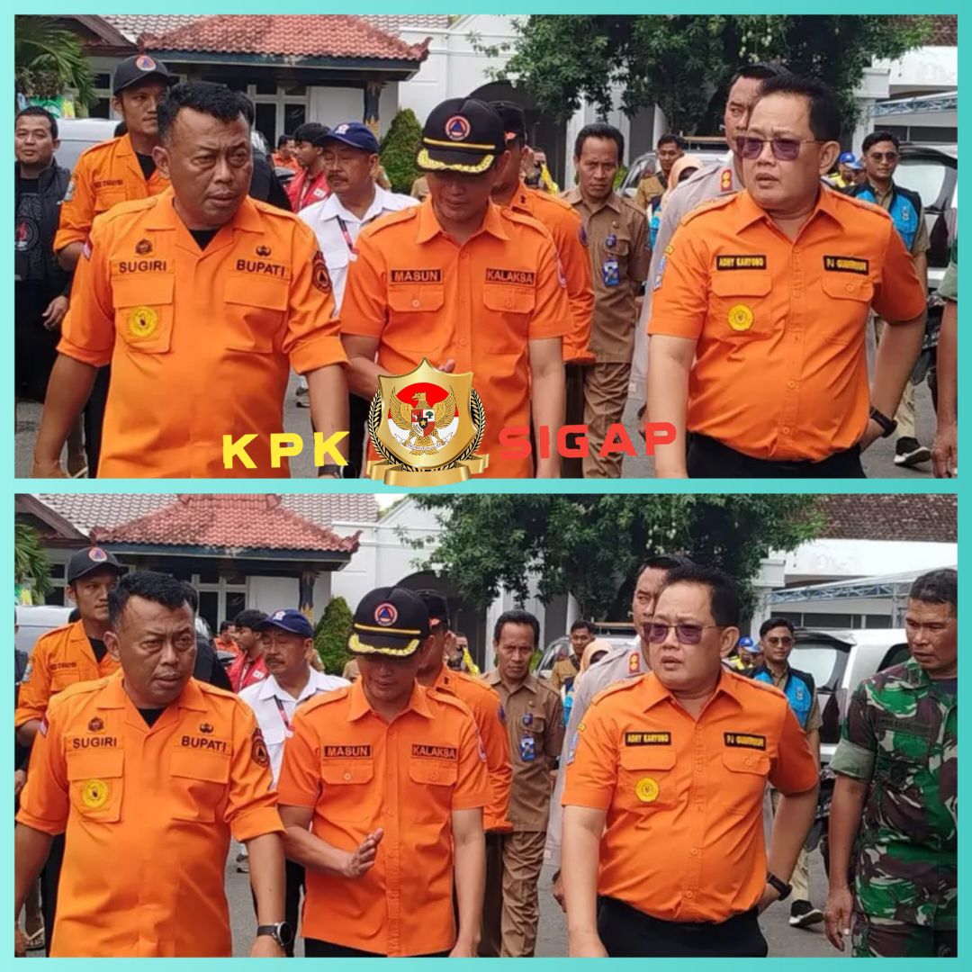 Penjabat (Pj) Gubernur Jawa Timur, Adhy Karyono turun ke Ponorogo untuk melihat kondisi banjir Senin (16/12).