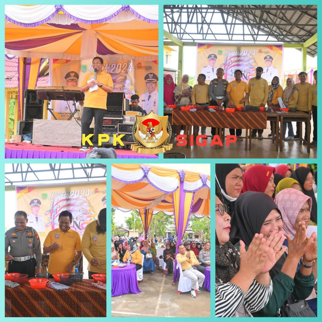 Semarak HUT ke-25 Rokan Hilir, Festival Kupeh Koang Gaungkan Tradisi Lokal