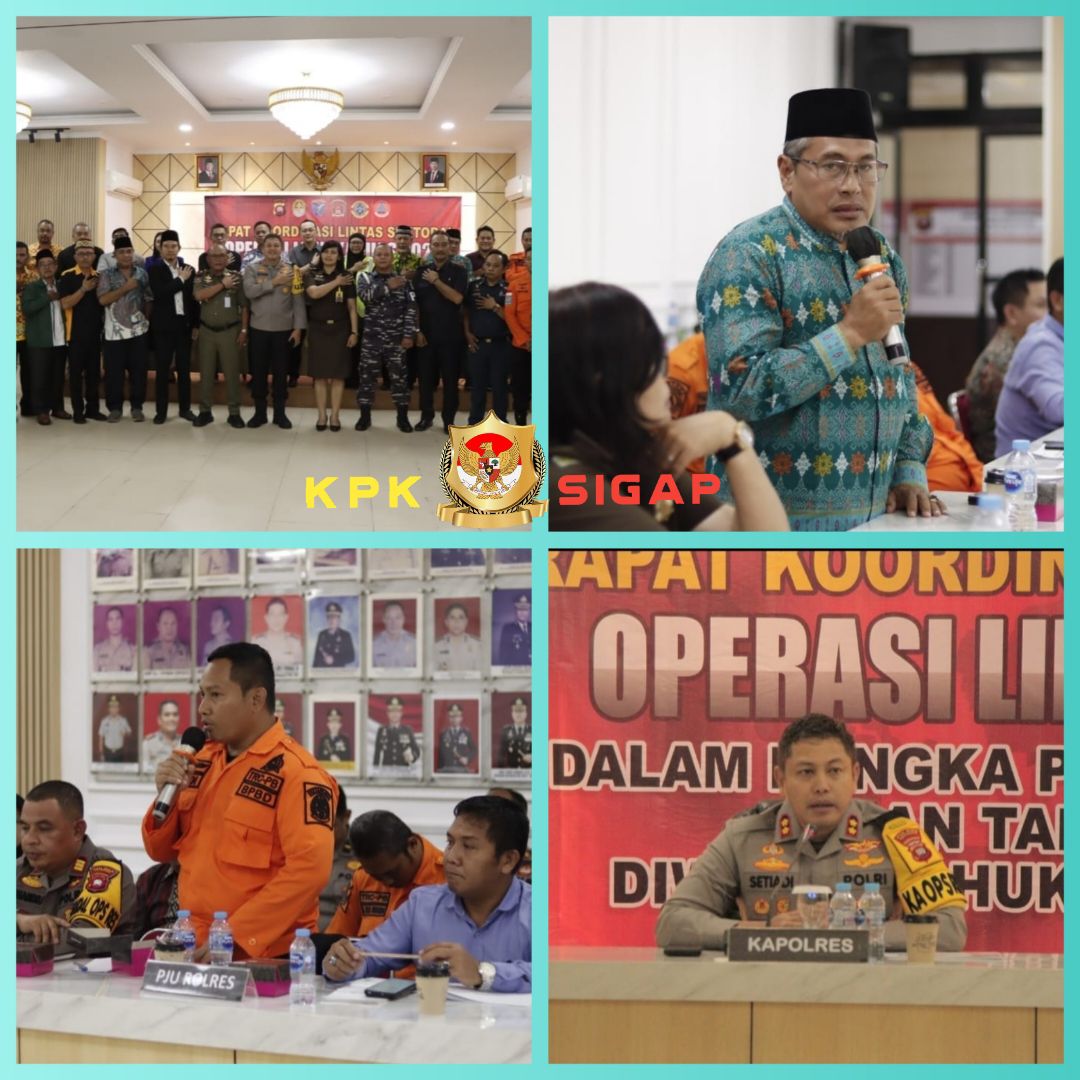 Pastikan Perayaan Natal Dan Tahun Baru Lancar dan Kondusif, Kapolres Ketapang Pimpin Rapat Koordinasi Lintas Sektoral*