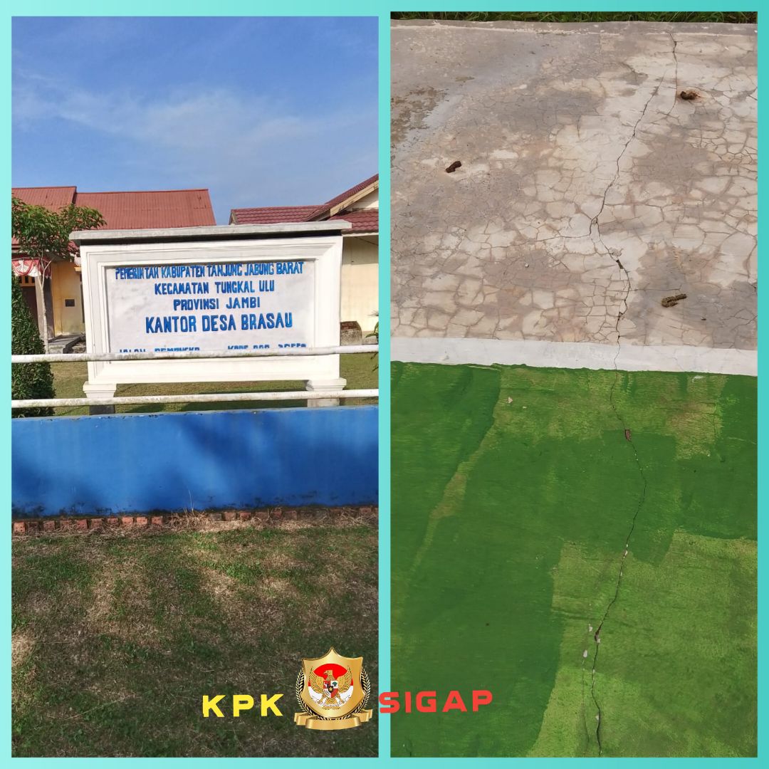 Retak Dugaan Penyimpangan Proyek Lapangan Futsal Dana Desa 2023, di Tanjung Jabung Barat Menjadi Sorotan
