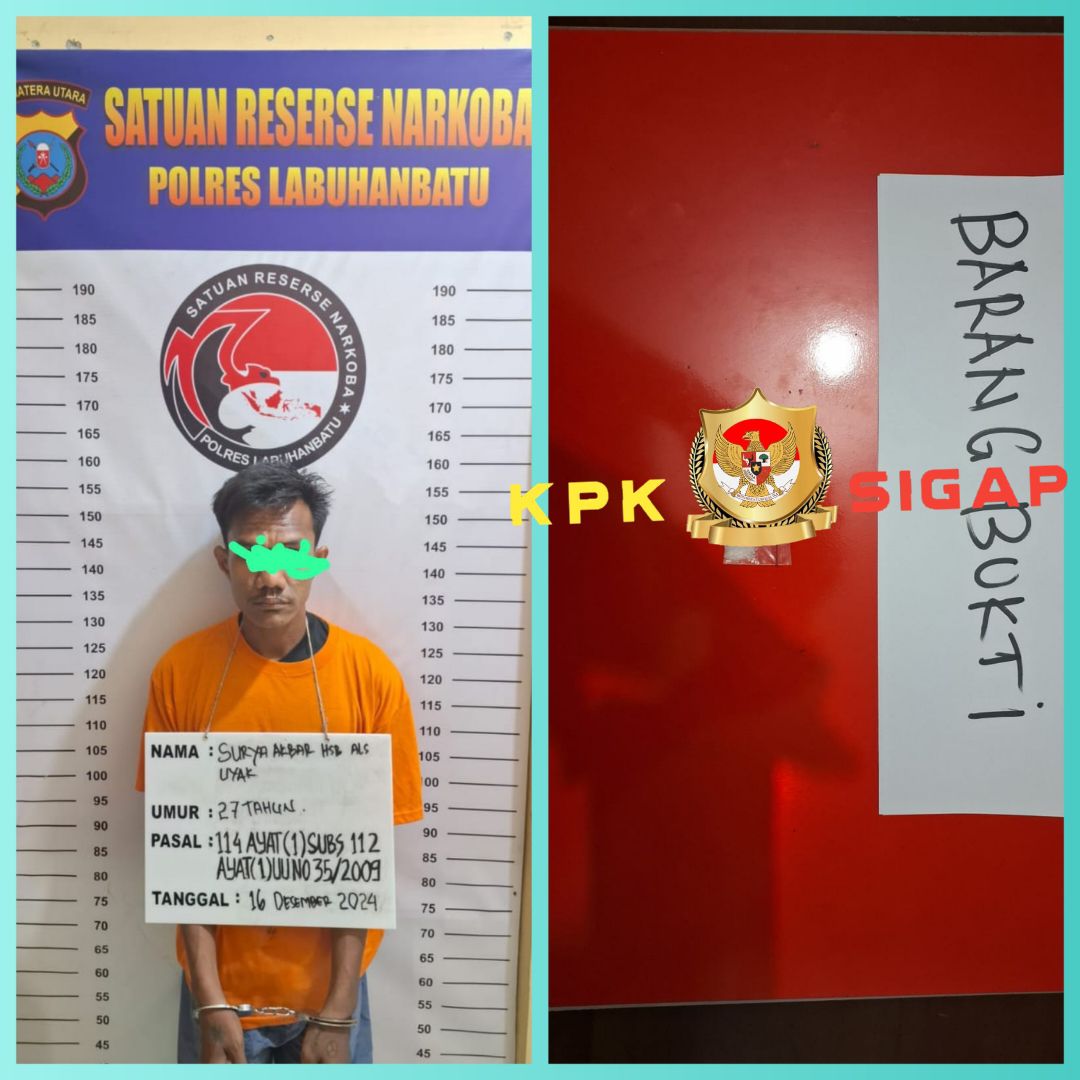 Meresahkan Warga, Pengedar Sabu di Sirandorung Ditangkap Polisi*