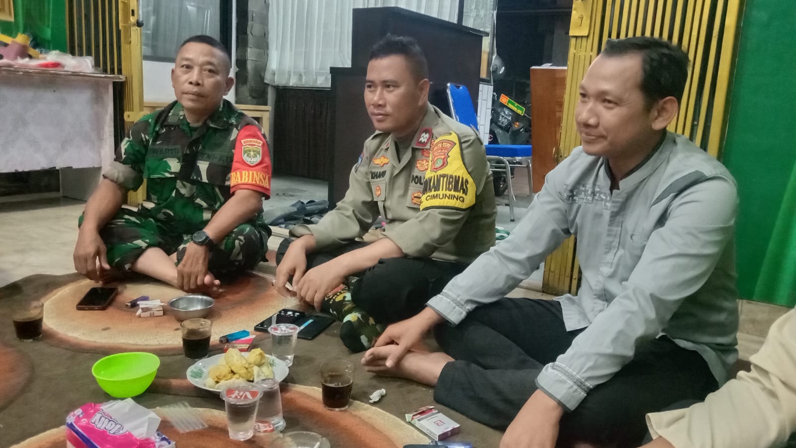 Giat Sinergitas Tiga Pilar Kelurahan Cimuning Di Rapat Warga RT 001 RW 023