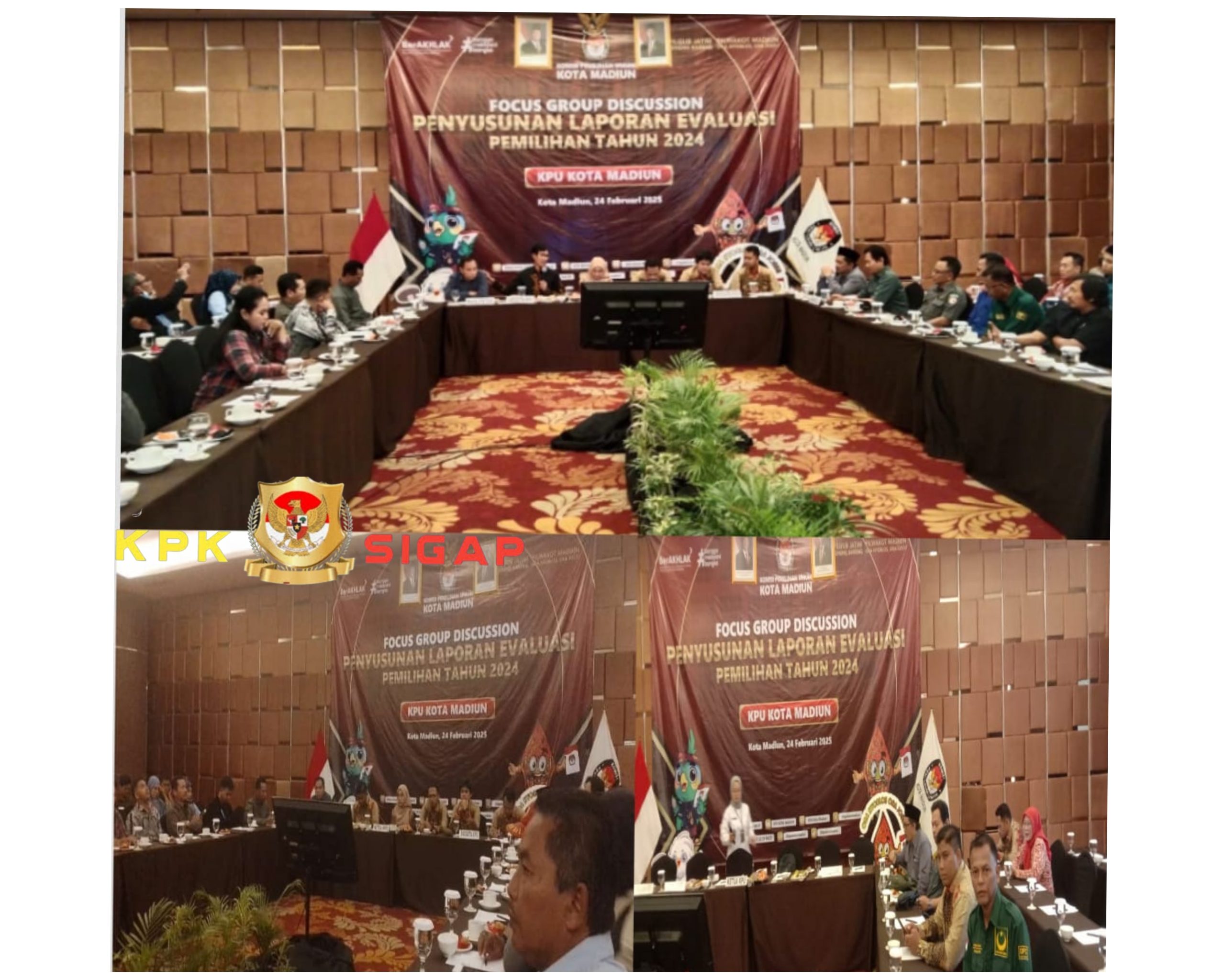 KPU Kota Madiun Gelar Focus Group Discussssion (FGD) Penyusunan Laporan Evaluasi Pemilu 2024