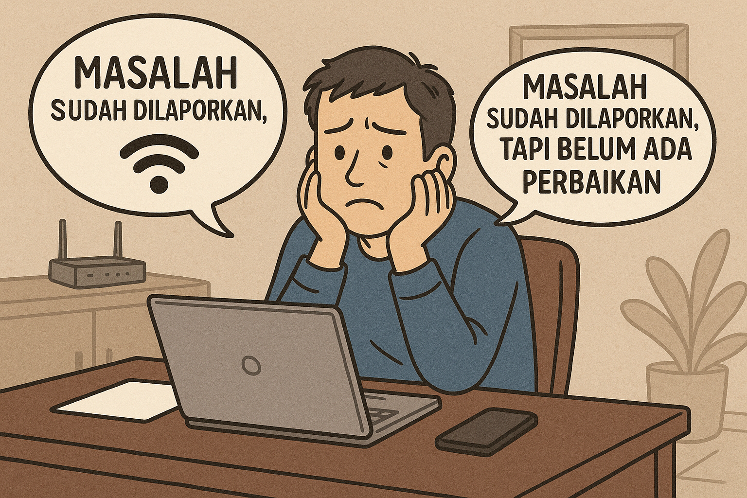 Bayar Lunas Sinyal Pun Lenyap Jeritan Sunyi Pelanggan IndiHome