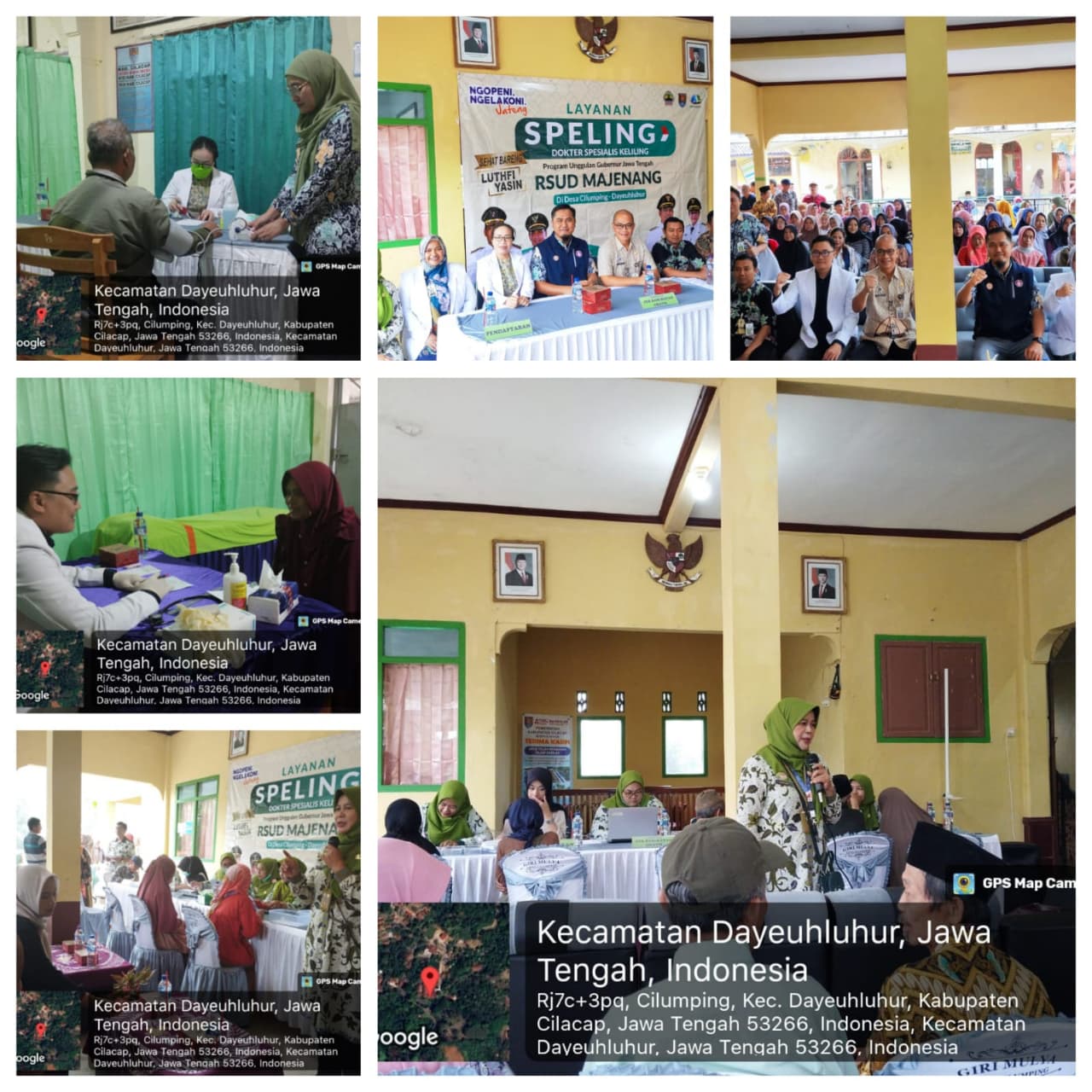 Program Unggulan Gubernur Jawa Tengah”Ngopeni Ngelakoni Jateng “,dilaksanakan Oleh RSUD Majenang Bekerjasama dengan UPTD Puskesmas 1 Dayeuhluhur Kecamatan Dayeuhluhur Kabupaten Cilacap
