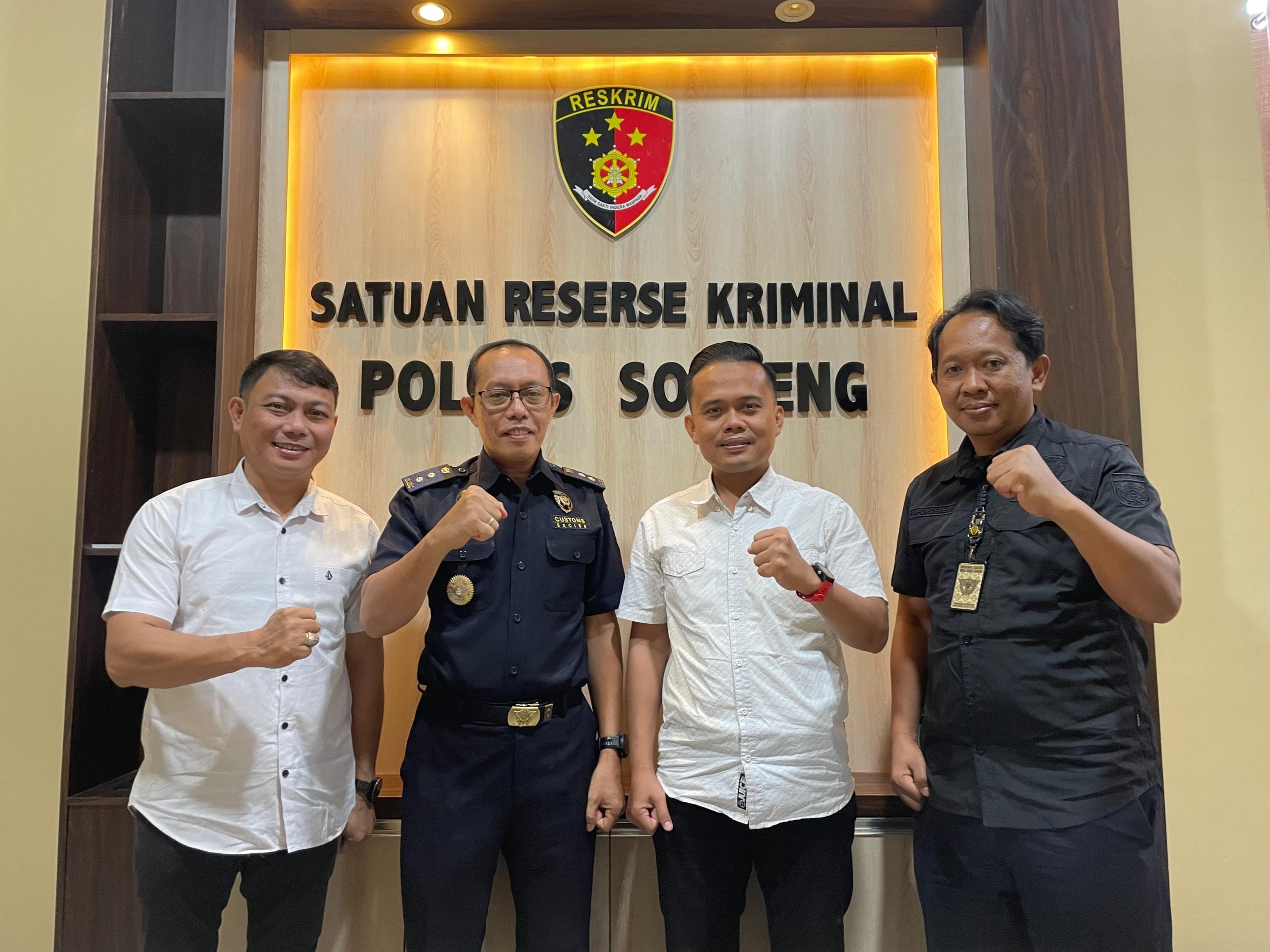 Langkah Tegas Berantas Rokok Ilegal, Polres Soppeng dan Bea Cukai Menjalin Koordinasi*