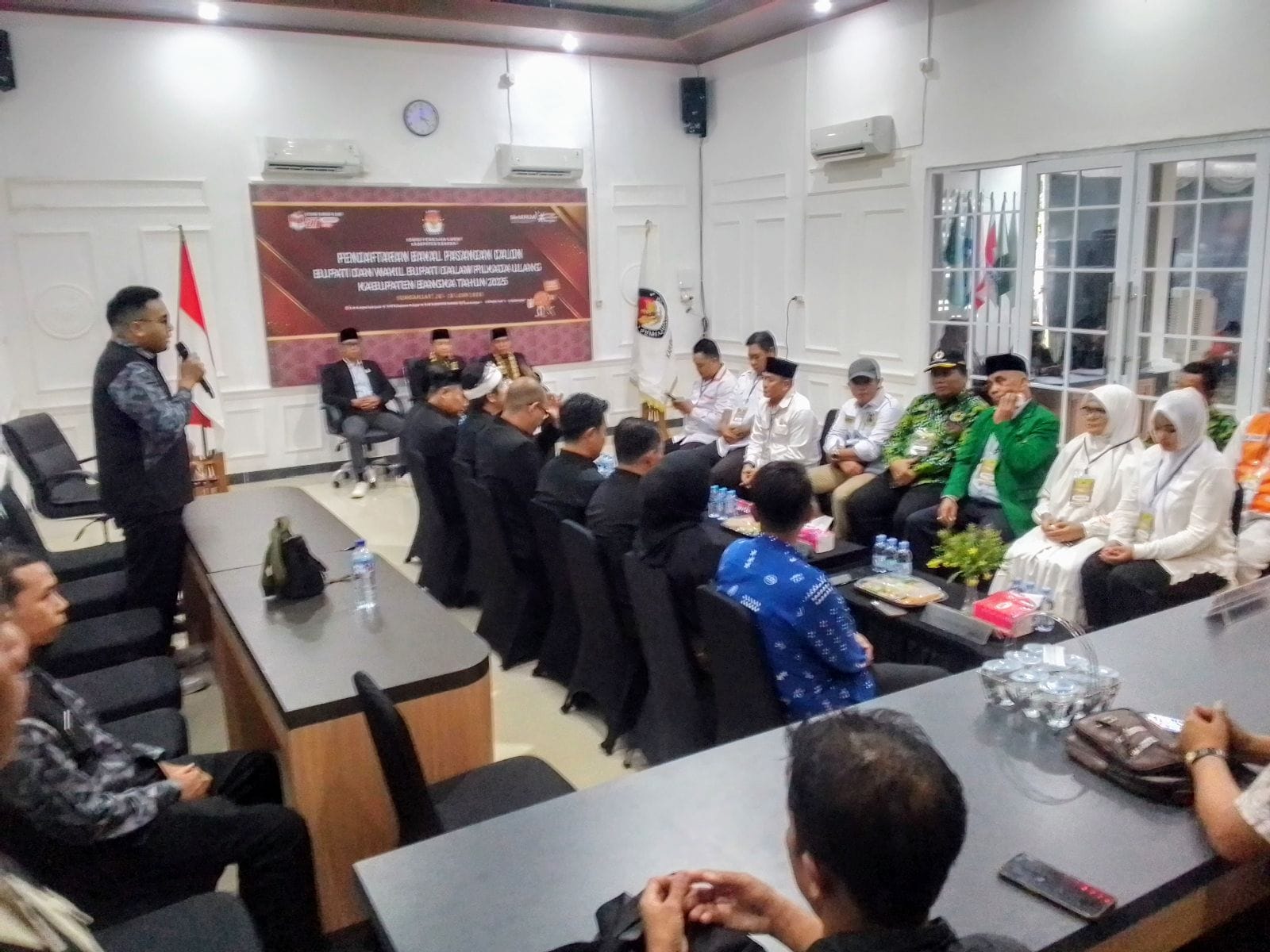KPU Bangka Menerima Pasangan Calon Pemilihan Bupati dan Wakil Bupati Tahun 2025