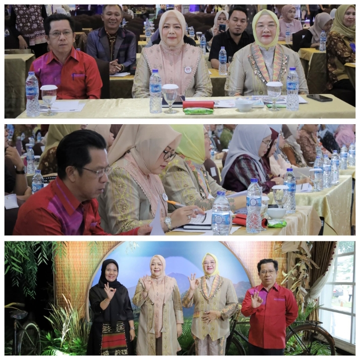 Dekrasda Oku Selatan ikuti Rakon Dan Rakerda Dewan Kerajian Nasional Daerah Tahun 2025
