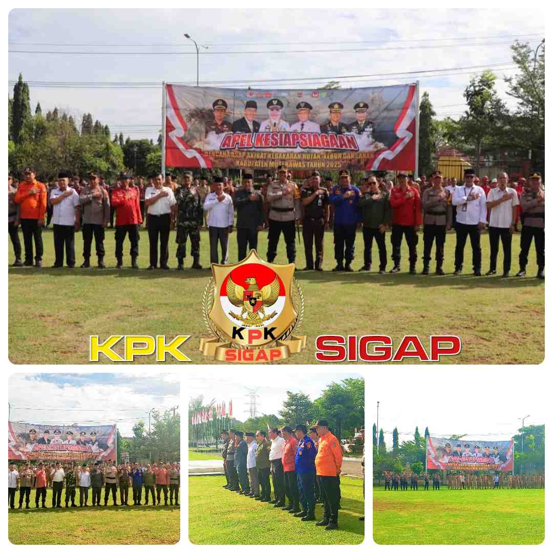 Siaga Bencana Asap, Pemkab Mura Gelar Apel Kesiapsiagaan Karhutla 2025