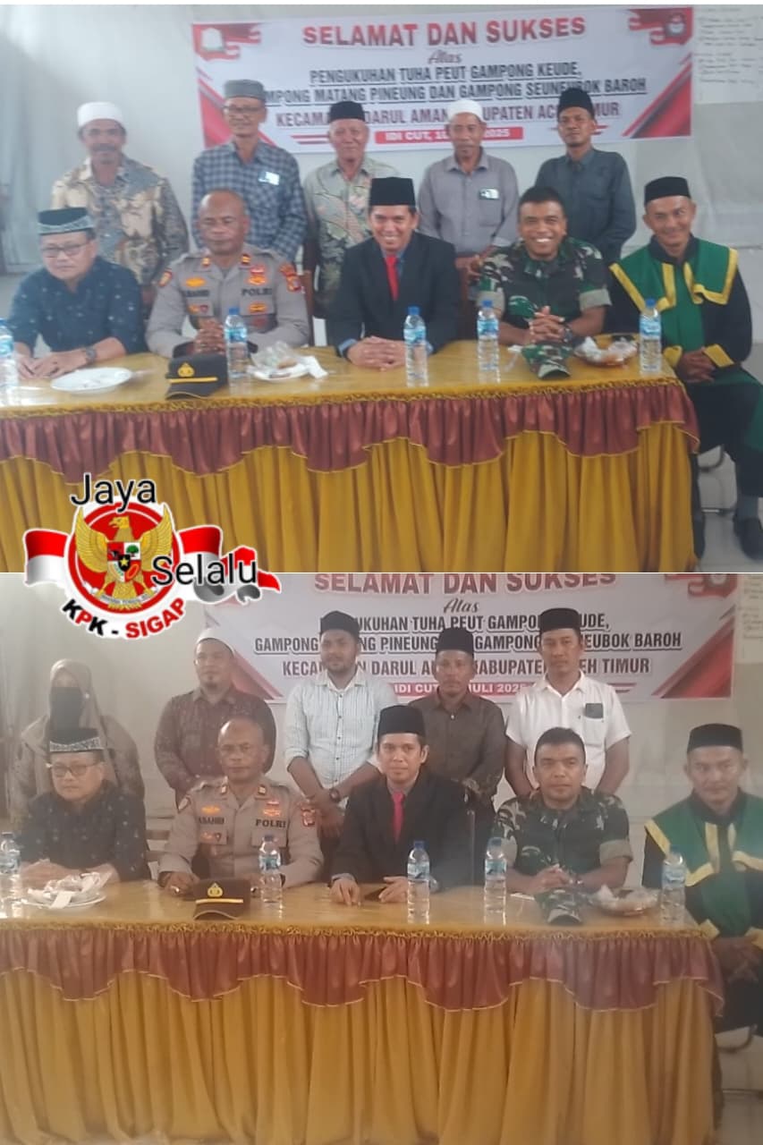 TPG(BPD)Tiga Gampong Dilantik Di Darul Aman