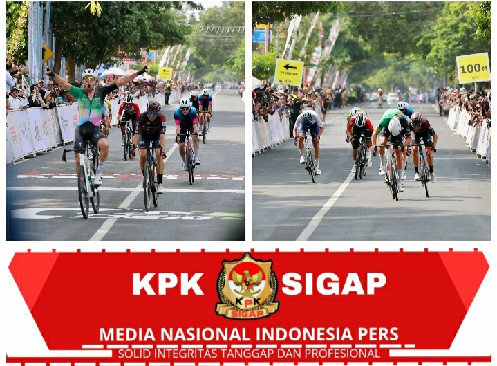 Berlangsung Sengit, Pembalap Belanda Juara Etape Pertama Tour de Banyuwangi Ijen 2025