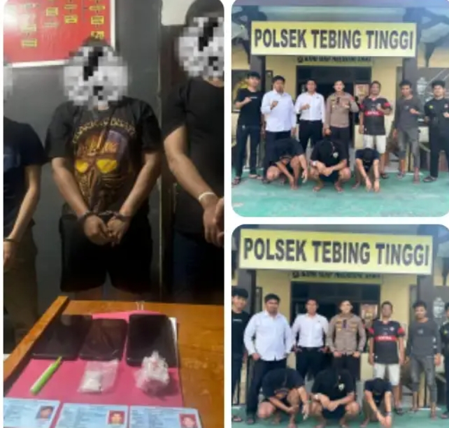 Hanya Berselang 3 Hari, Polsek Tebing Tinggi Kembali Ungkap Kasus Sabu, Tiga Pelaku Diamankan
