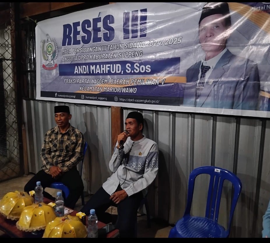 Reses A Mahfud Dari  Fraksi  Partai Nasdem Dapil   V , Warga Takalala Minta Mobil Sampah Dan Bak  Penampungan Air
