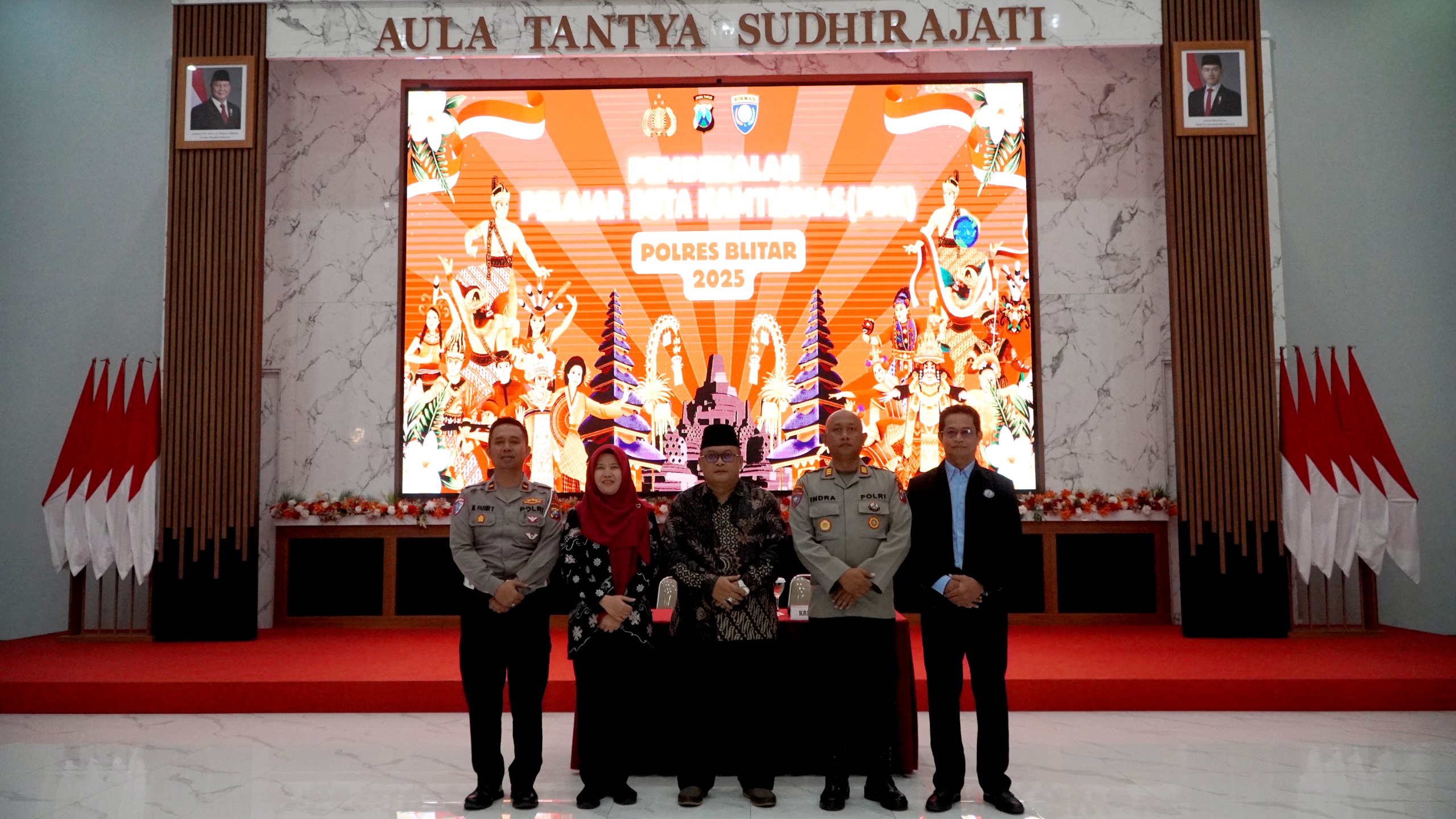 Polres Blitar Gelar Pembekalan Pelajar Duta Kamtibmas Tahun 2025