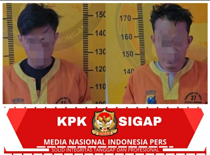 Polres Lamongan Amankan Dua Pengedar Sabu dalam Operasi Tumpas Narkoba
