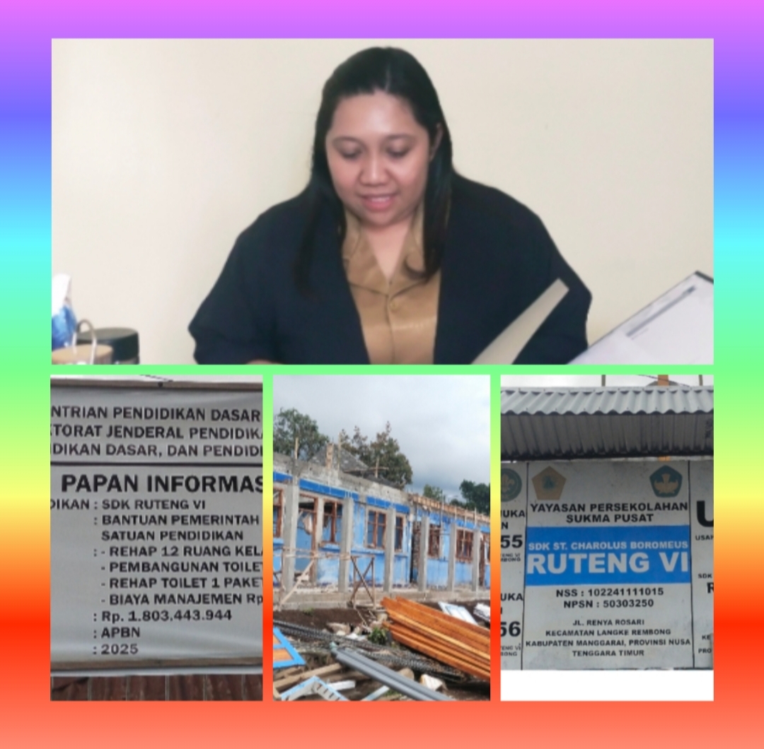 P2SP SDK Ruteng VI Menargetkan Pekerjaan Rehab Gedung Tuntas Lebih Awal !