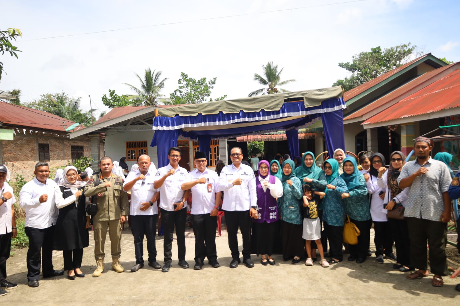Wakil Wali Kota Tanjungbalai Hadiri Pilot Project Posyandu Simulasi 6 SPM di Kelurahan Sijambi