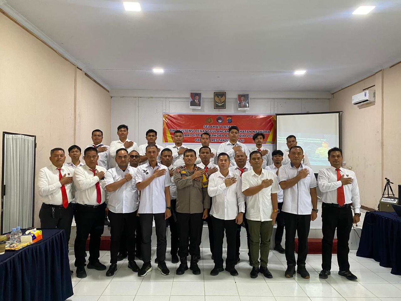 Dittipdnarkoba Bareskrim Polri Turun ke Tanjung Balai, Kuatkan Strategi Perangi Narkoba