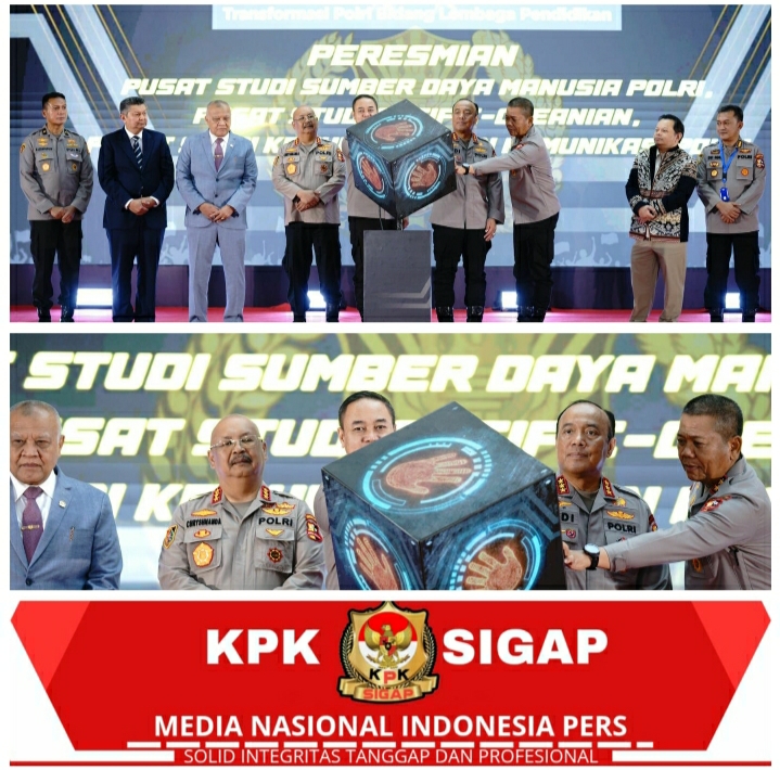 STIK Lemdiklat Polri Resmikan Tiga Pusat Studi Baru untuk Perkuat Transformasi Ilmu Kepolisian