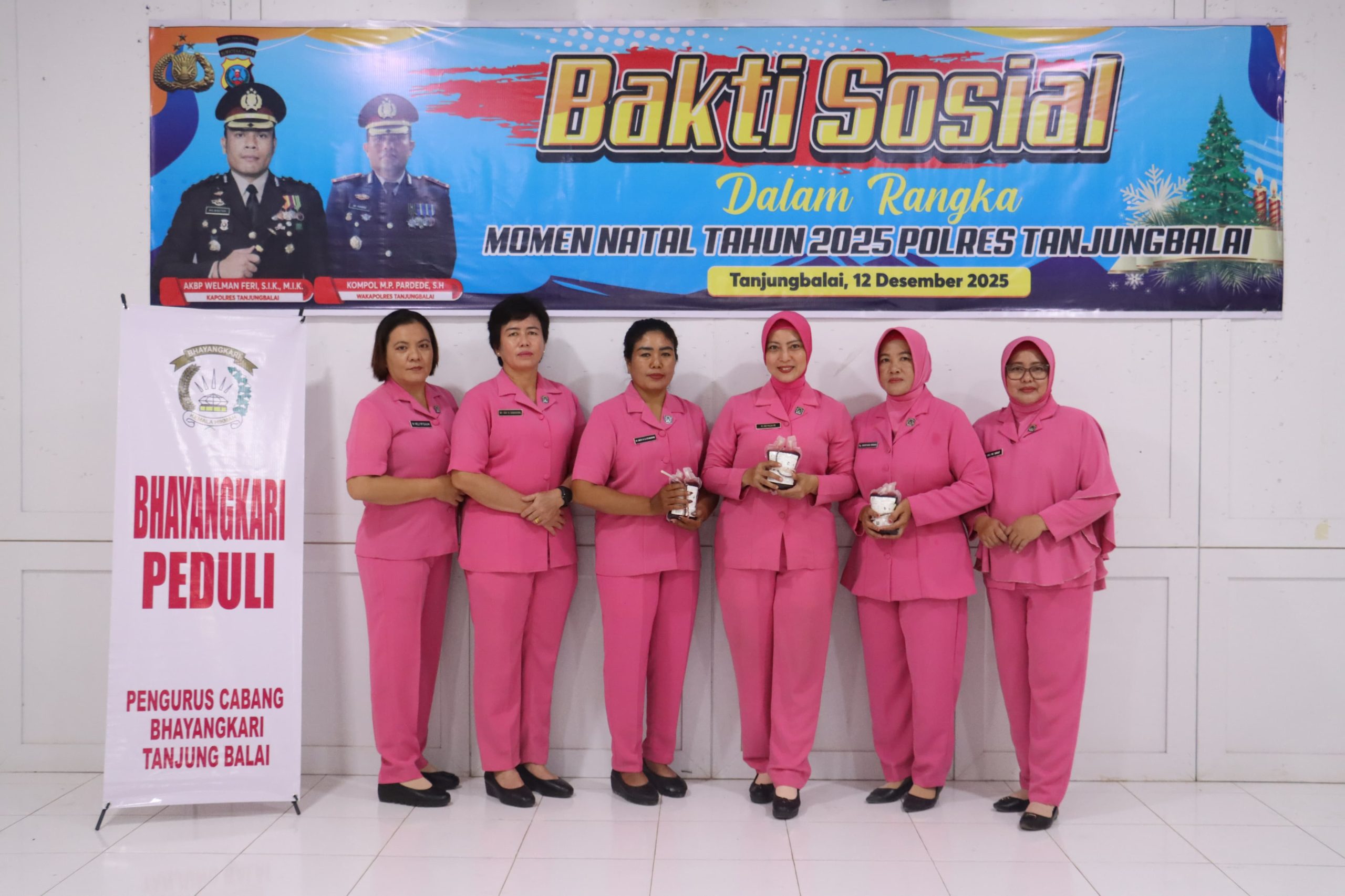 Sambut Natal 2025, Polres Tanjungbalai Gelar Aksi Donor Darah