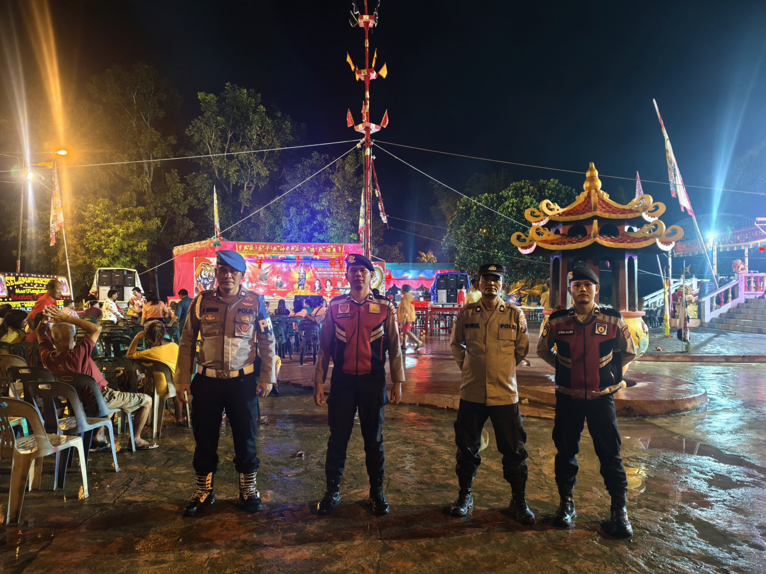 Polres Tanjung Balai Amankan Perayaan Ulang Tahun Klenteng Tio Hai Bio