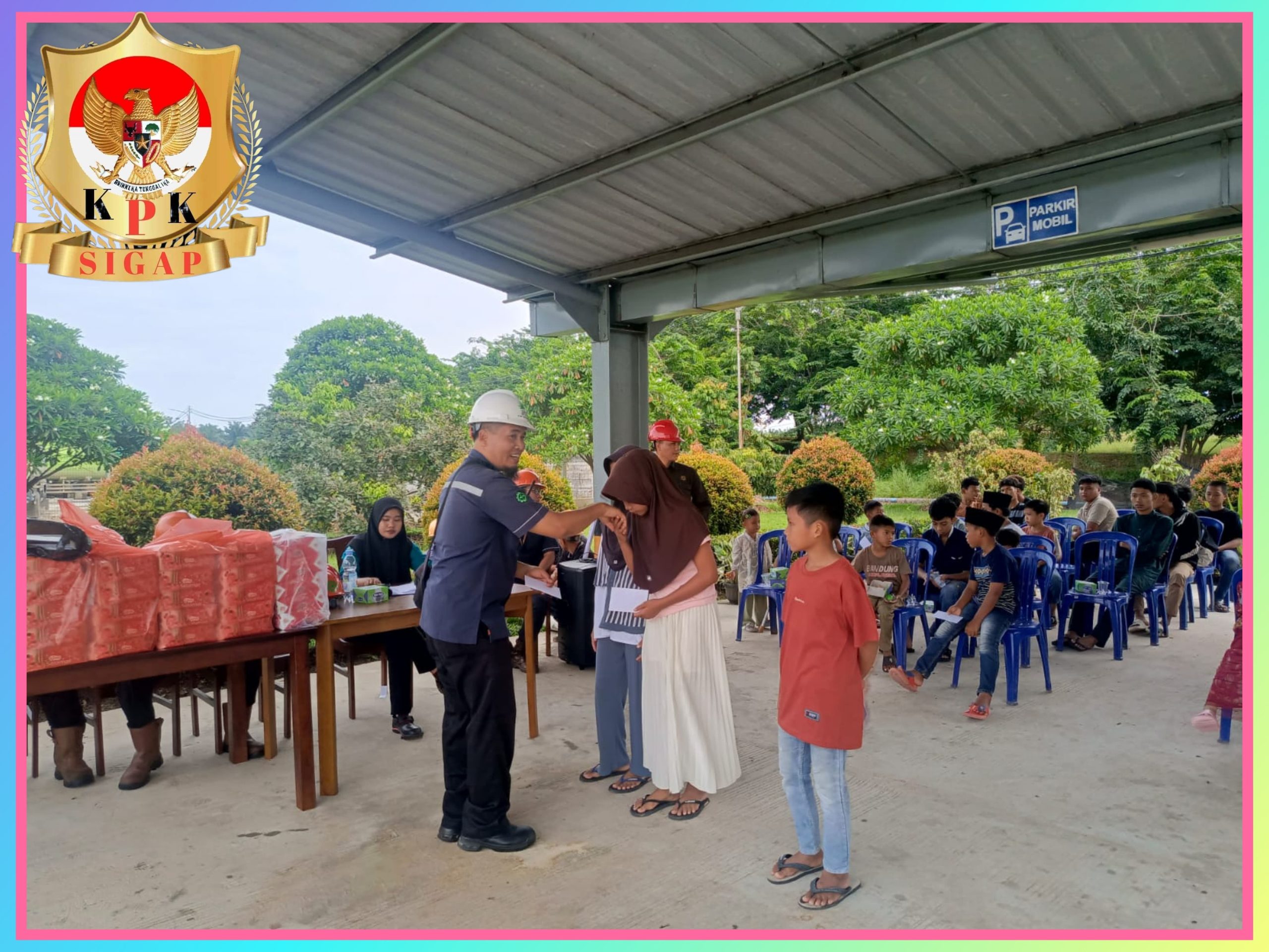 Giat Ulang Tahun PKS PT KSM, Santuni 75 Orang Anak Yatim Di Tiga Desa Sekitar Perusahaan.