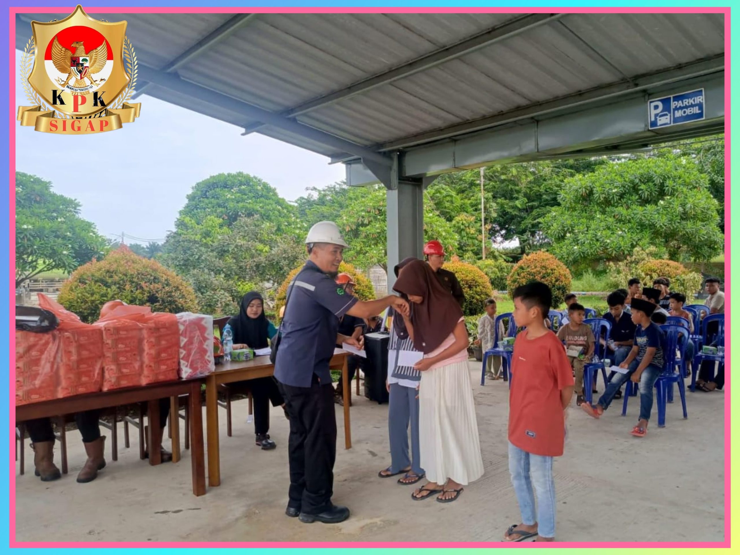 Giat Ulang Tahun PKS PT KSM, Santuni 75 Orang Anak Yatim Di Tiga Desa Sekitar Perusahaan.