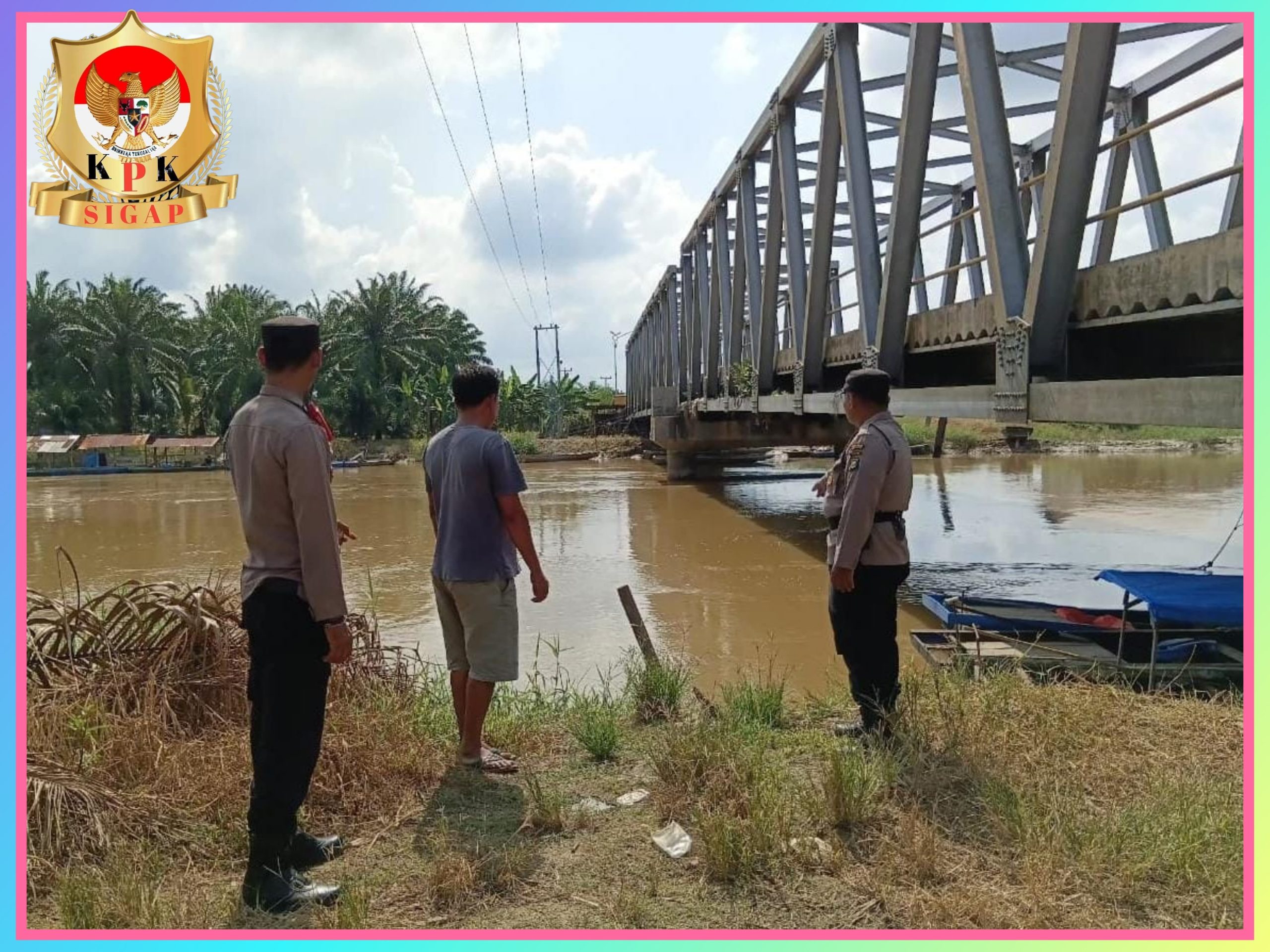 Polres Rokan Hulu Intensifkan Patroli Monitoring Debit Air, Antisipasi Potensi Banjir