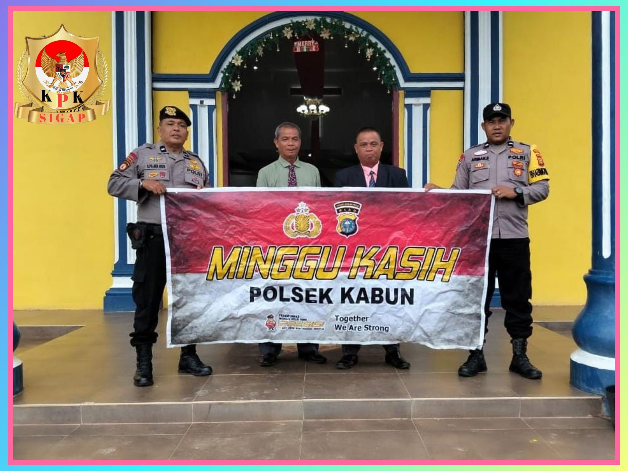 Jaga Keamanan Ibadah, Polsek Kabun Intensifkan Patroli Minggu Kasih di Sejumlah Gereja