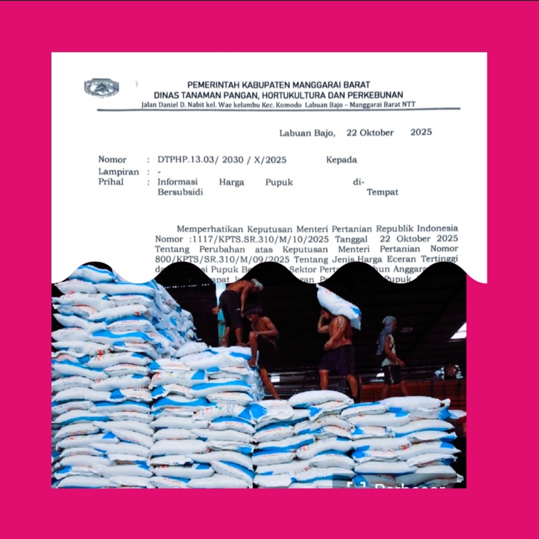 Pemerintah Turunkan Harga Pupuk Subsidi Hingga 20 persen dari harga lama : Kini Per pasang hanya Rp 182 .000 !