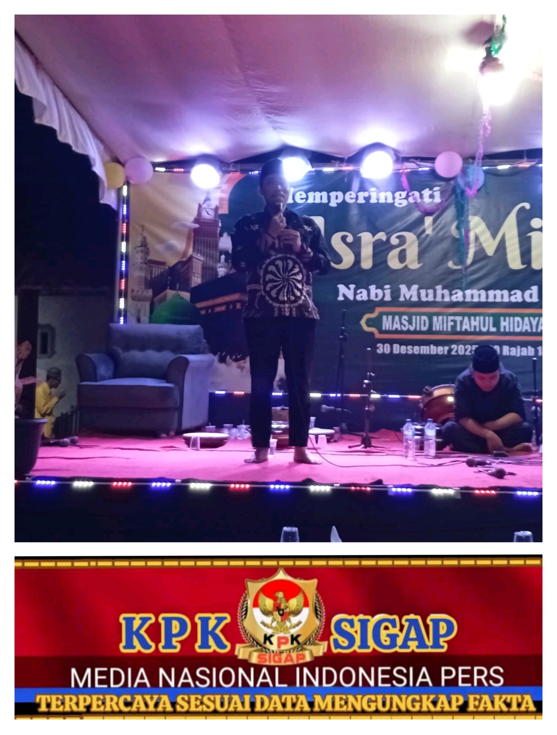 Peringatan Isra’ Mi’raj di Masjid Miftahul Hidayah Tojo Kidul Berlangsung Khidmat