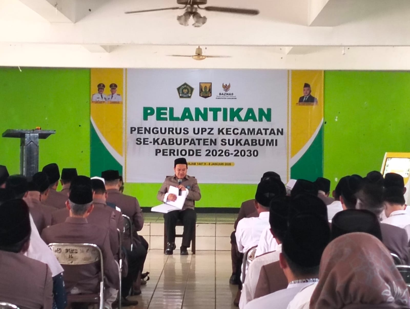Ketua Baznas Melantik Pengurus UPZ kecamatan – Se-kabupaten Sukabumi*
