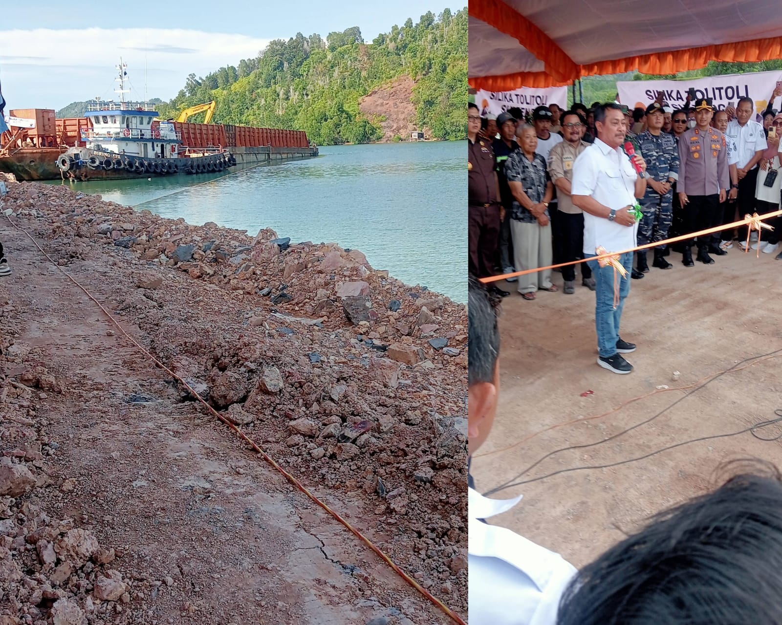 Perdana PT KPM kirim batu silika ke Kalimantan