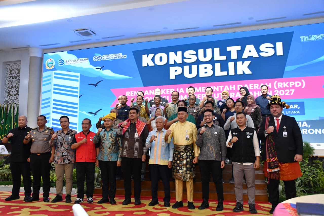 Bupati Samosir Hadiri Acara Konsultasi Publik RKPD Provsu Tahun 2027