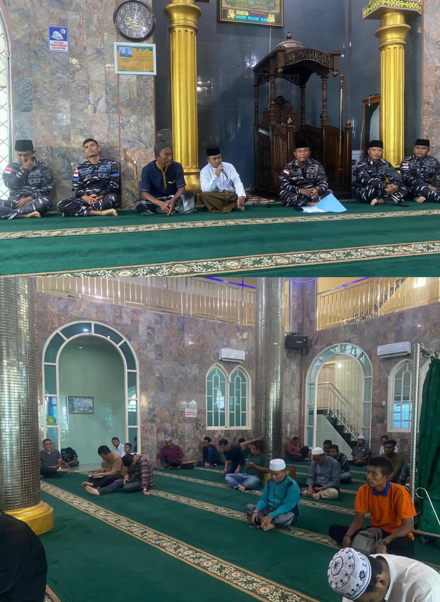 Sinergi Ibadah dan Pengabdian Safari Ramadhan Lanal Tanjung Balai Asahan