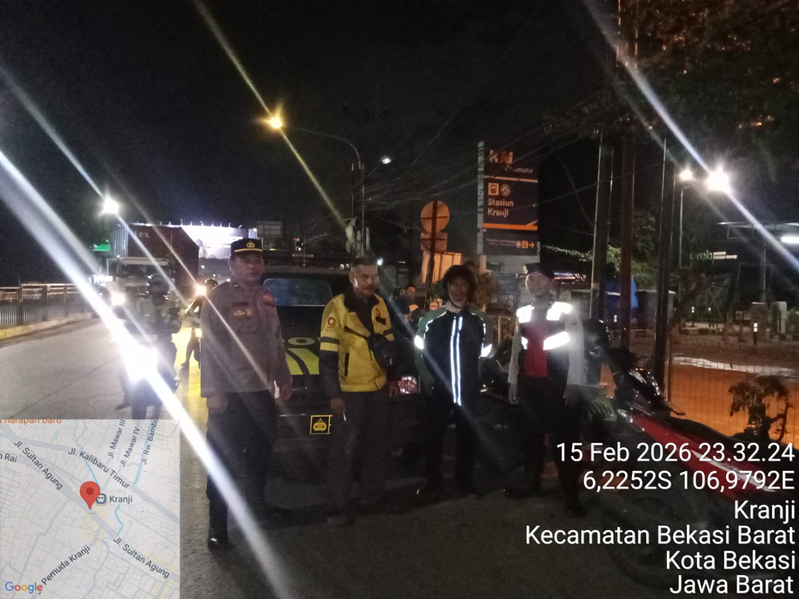 Cegah Tawuran, Polsek Bekasi Barat Optimalkan Patroli Malam