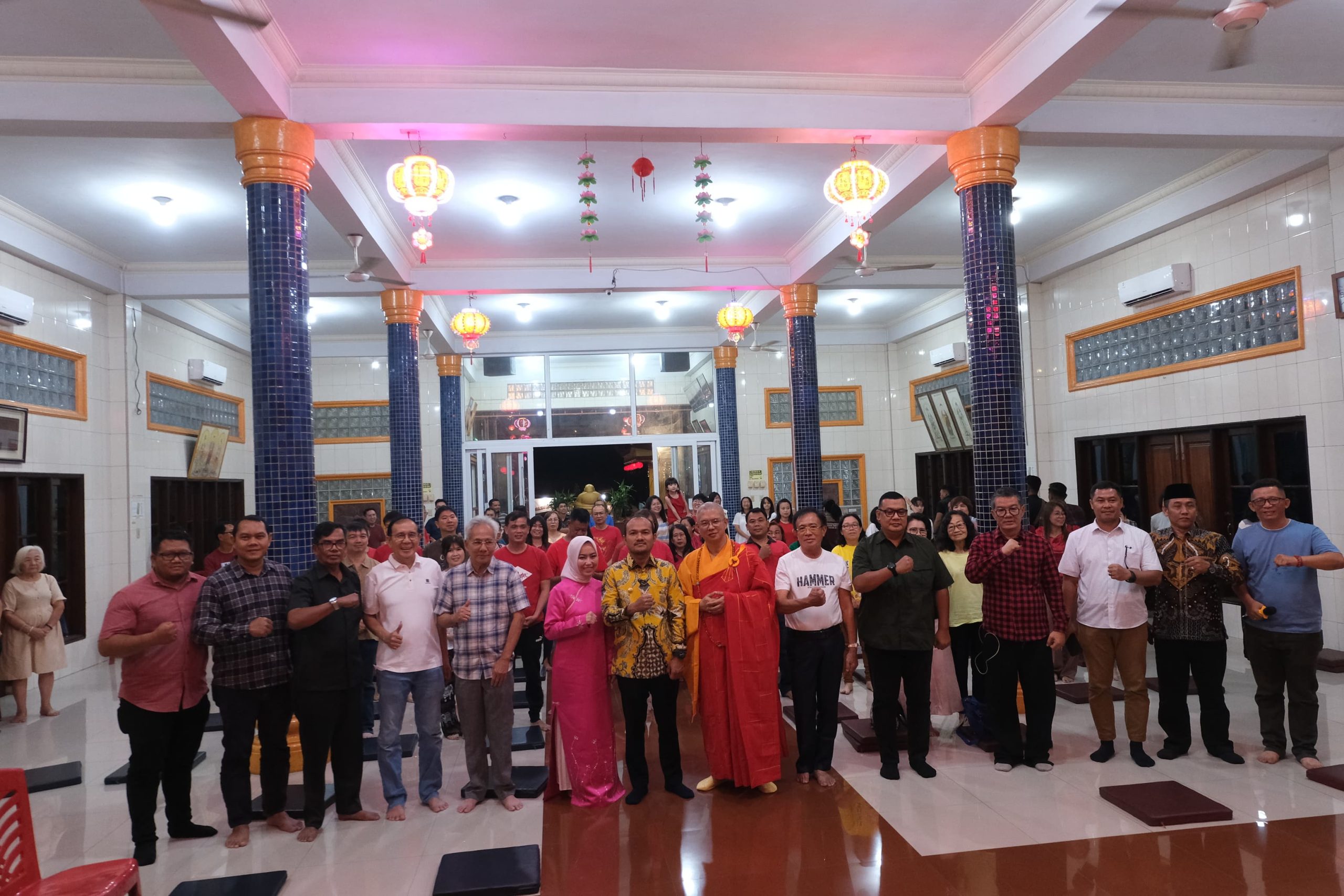 Wali Kota Tanjungbalai Mahyaruddin Salim Kunjungi Vihara Tri Ratna, Selamat Merayakan Tahun Baru Imlek 2577.
