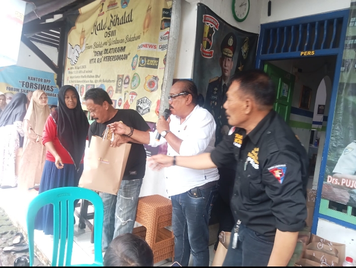 Kaperwil Media Mabes Bharindo Sony Sadikin Gelar Santunan 50 Anak Yatim dan Jompo