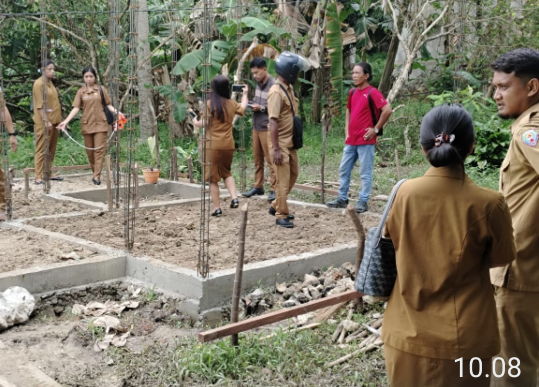 Dinas Perkim Kepulauan Aru Meninjau Progres  TMMD Ke 127 Kodim 1503/ Tual  Di Siwalima