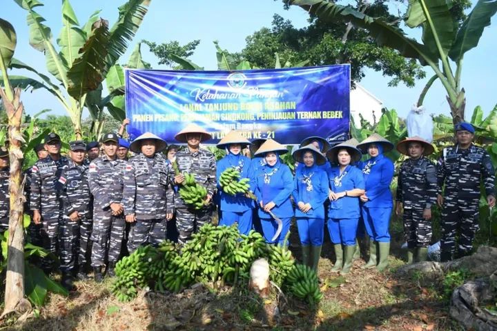 Lanal TBA Gelorakan Ketahanan Pangan Sambut Dirgahayu Ke-21