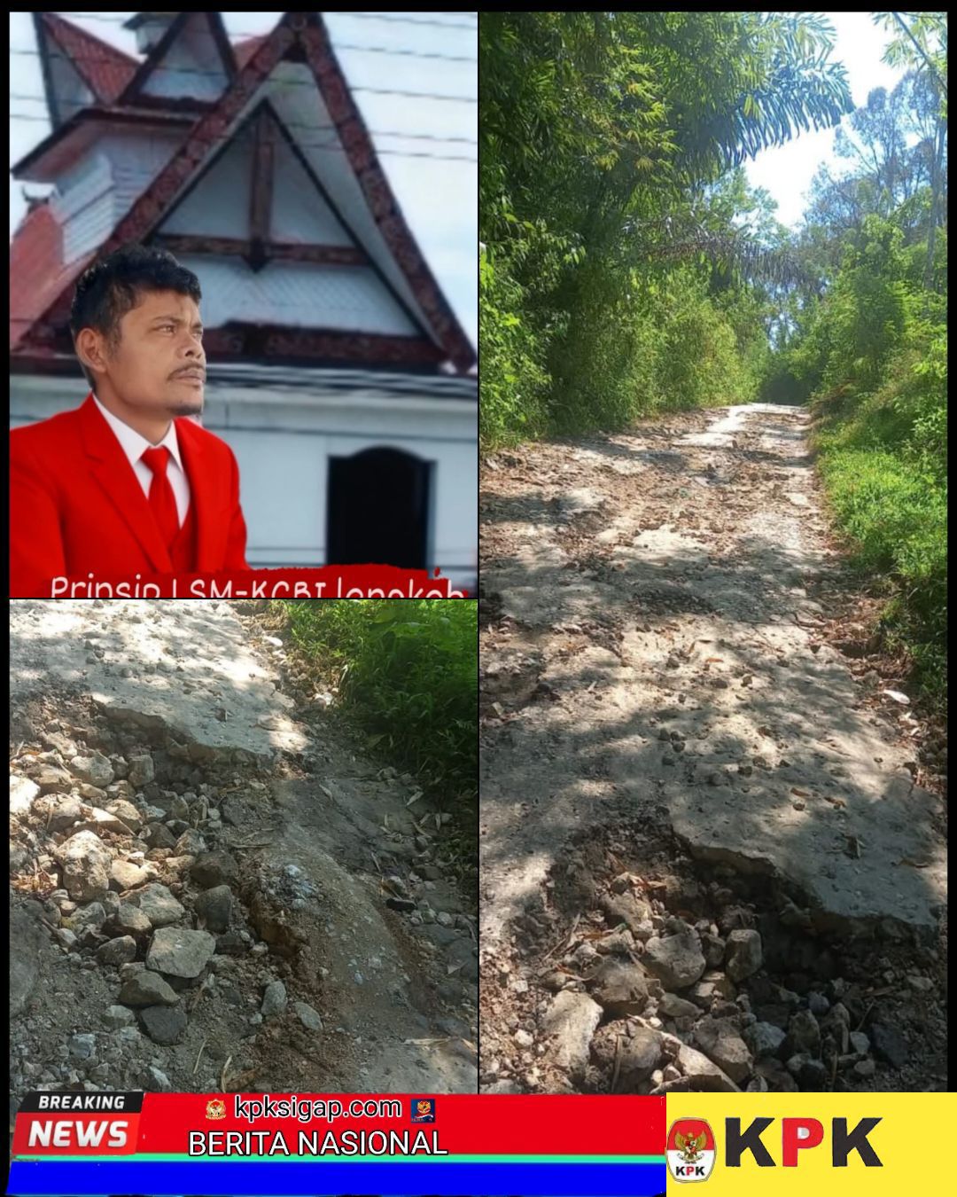 LSM KCBI Minta Pemerintah Tunaikan Hak Masyarakat Dusun Matanari, Awasi Kabar Pengaspalan Jalan Berdasarkan Aturan
