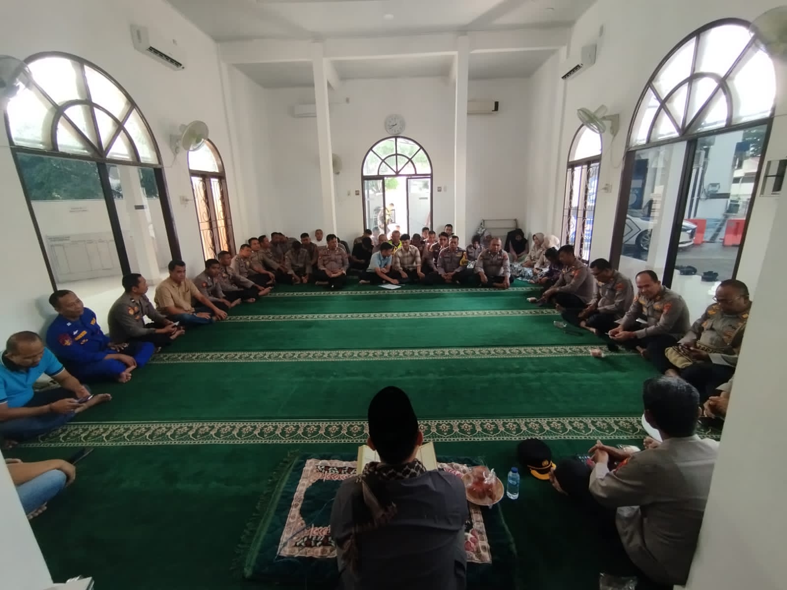 Perkuat Iman dan Karakter, Personel Polres Tanjung Balai Gelar Pembinaan Rohani