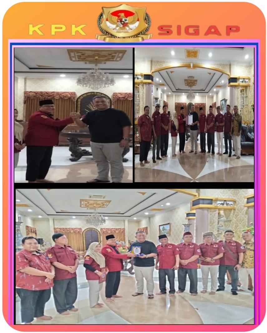 Halal Bihalal DPD LPP-TIPIKOR RI Rohul, Bupati Anton Dapat Penghargaan atas Komitmen Berantas Korupsi