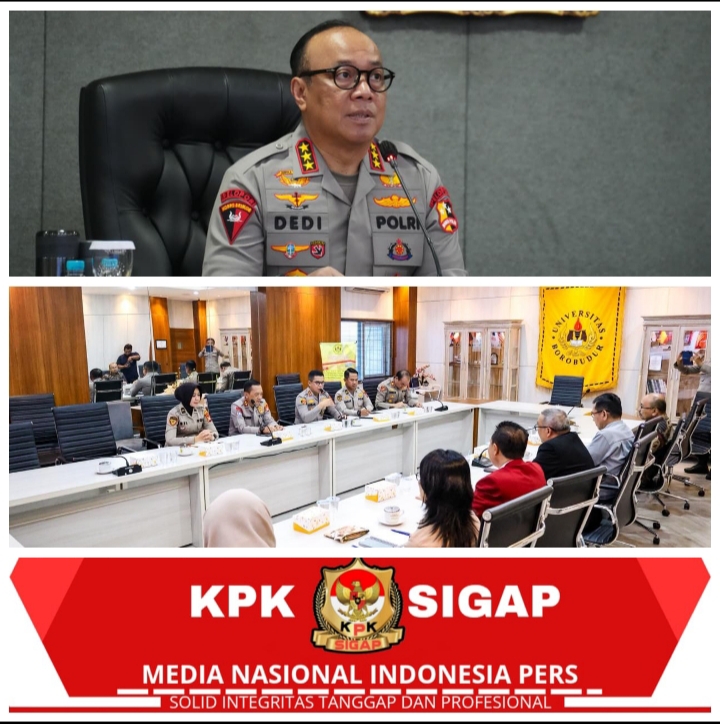 Polri–Universitas Borobudur Perkuat Kolaborasi, Akselerasi Transformasi Pendidikan melalui Pusat Studi Kepolisian