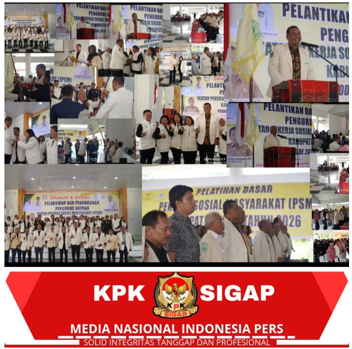 Bupati Kukuhkan IPSM Toba, Bupati: IPSM Harus Proaktif, Responsif, dan Solusif