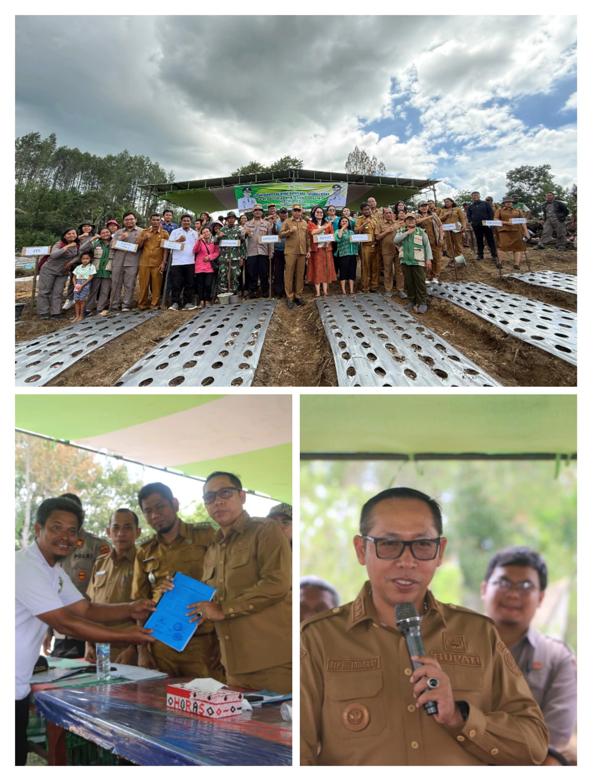Gercep! Bupati JTP Sulap Lahan Tidur Jadi ‘Lumbung Bawang’, Traktor & Irigasi Langsung Cair di Tempat!