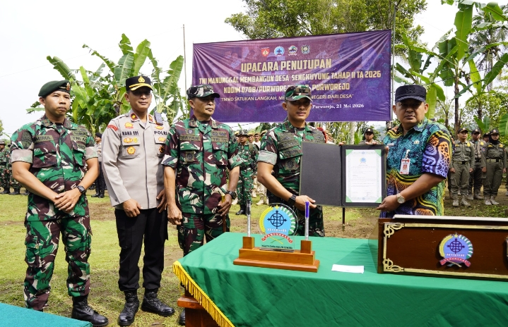 TMMD Benowo Resmi Ditutup, Semangat Gotong Royong TNI dan Warga Tinggalkan Jejak Pembangunan Nyata