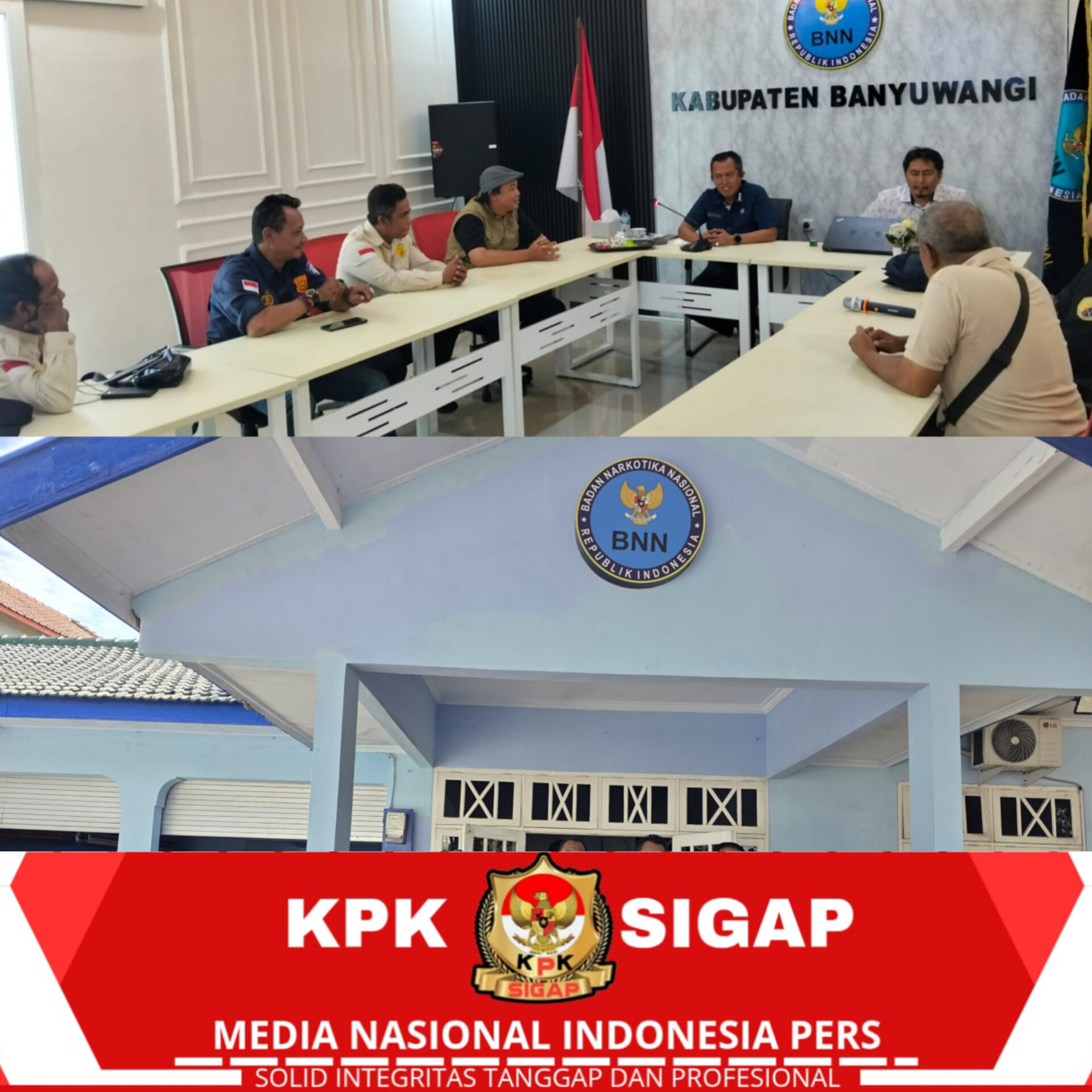Audiensi dengan Kepala BNNK Banyuwangi, PW-FRN Tegaskan Dukungan untuk Pemberantasan Narkoba